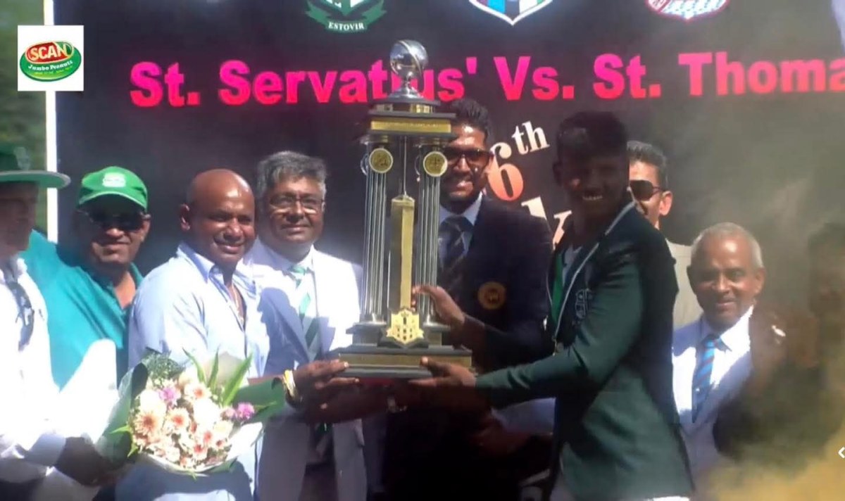St. Servatius’ College, Matara secure a historic win over St. Thomas’ College, Matara